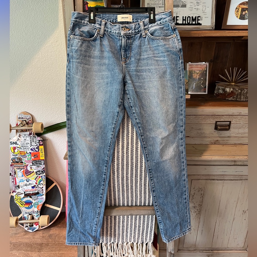 Baldwin women’s Kennedy low rise boyfriend jeans size 26